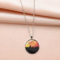 Resin Zinc Alloy Necklace, with Resin, fashion jewelry Approx 50 cm 