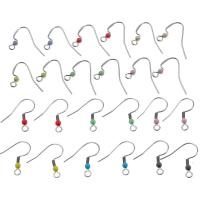 Stainless Steel Hook Earwire, 304 Stainless Steel, with Plastic, DIY Approx [