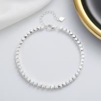 Conjuntos de joyería de moda plata de ley, Plata de ley 925, chapado en color plata brillante, diferentes estilos para la opción & para mujer, Vendido por UD