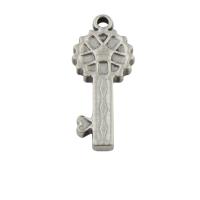 Stainless Steel Key Pendants, 304 Stainless Steel, fashion jewelry & Unisex, original color Approx 2mm [