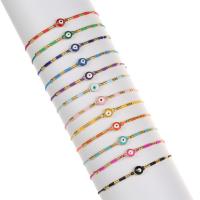 Evil Eye Schmuck Armband, Seedbead, handgemacht, 12 Stück & Modeschmuck & für Frau, Länge:ca. 18-23 cm, verkauft von setzen