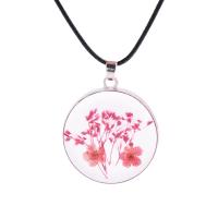 Resin Necklace, with Wax Cord, fashion jewelry & Unisex 33mm,45cm, Approx 