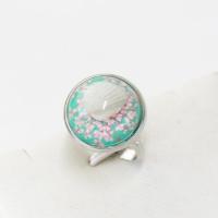 Resin Finger Ring, with Shell & Iron, for woman & epoxy gel Approx 