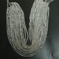 Natürliche graue Achat Perlen, Grauer Achat, DIY, 2x4mm, Länge:ca. 16 ZollInch, verkauft von Strang