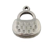 Stainless Steel Pendants, 304 Stainless Steel, Lock, fashion jewelry & Unisex, original color Approx 1.5mm 