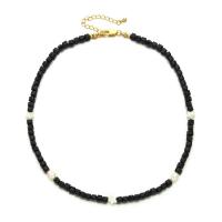 Gemstone Freshwater Pearl Necklace, Quartz, with Freshwater Pearl & Zinc Alloy, with 5cm extender chain, gold color plated, folk style & for woman Approx 45 cm 