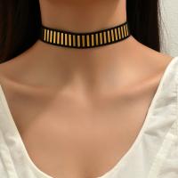 Fashion Choker Necklace, Nylon, with Sequins, with 8CM extender chain, fashion jewelry & for woman Approx 28 cm 