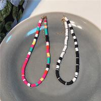 Fimo Schmuck Halskette, Polymer Ton, mit Verlängerungskettchen von 7CM, handgemacht, Modeschmuck & für Frau, keine, Länge:ca. 38 cm, verkauft von PC