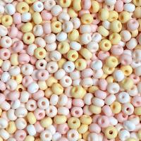 Perles de verre en couleurs Givré , Seedbead, DIY, plus de couleurs à choisir, Vendu par sac