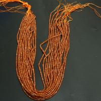 Perles agates, Agate, DIY & normes différentes pour le choix, orange rougeâtre Environ 16 pouce, Vendu par brin[
