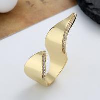 Brass Finger Ring, plated, fashion jewelry & micro pave cubic zirconia & for woman US Ring 