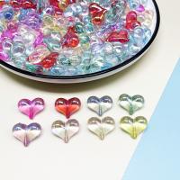 Perle acrylique, coeur, DIY & lumineux, plus de couleurs à choisir Vendu par sac[