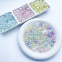 Perles acryliques plaquée, Acrylique, Rond, DIY & normes différentes pour le choix, plus de couleurs à choisir Vendu par sac[