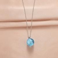 Resin Zinc Alloy Necklace, with Resin, fashion jewelry, 50cm 