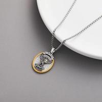Zinc Alloy Necklace, fashion jewelry & for man, 45cm [