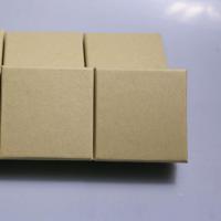 Kraft caja para anillos de pareja, Polvo, 7x7x3.5cm, Vendido por UD[