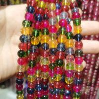 Runde Kristallperlen, Kristall, DIY & verschiedene Größen vorhanden, mehrere Farben vorhanden, Länge:ca. 38 cm, verkauft von Strang[