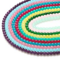 Perles de cristal rondes , vernis au four, DIY & normes différentes pour le choix, plus de couleurs à choisir, Vendu par brin[