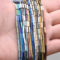 Non Magnetic Hematite Beads, Rectangle, DIY Approx 38 cm [