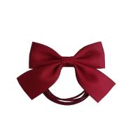 Ponytail Holder, Polyester and Cotton, Bowknot, for woman 8-9CM 