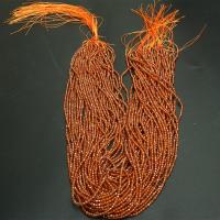Agate Beads, DIY reddish orange Approx 16 Inch [