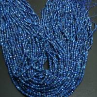 Apatite Beads, Kyanite, DIY dark blue, Grade A Approx 16 Inch 