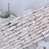 Biwa Cultured Freshwater Pearl Beads, Baroque, DIY, white, 4-8mm Approx 36 cm 