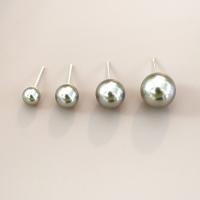 Plastic Earnut, Plastic Pearl, fashion jewelry & for woman 