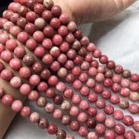 Rhodonite Beads, Round, polished, DIY Approx 38-40 cm 