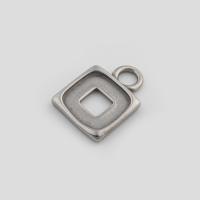 Stainless Steel Pendant Setting, 316 Stainless Steel, DIY, original color Approx 3mm, Inner Approx 
