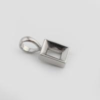 Stainless Steel Pendant Setting, 316 Stainless Steel, DIY, original color Approx 6mm, Inner Approx 