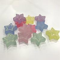 Perles acryliques dépolies, Acrylique, étoile, DIY & émail & givré, plus de couleurs à choisir Environ Vendu par sac