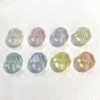 Plating Acrylic Beads, colorful plated, DIY & faceted 10mm, Approx [