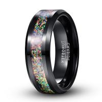 Мужское вольфрамовое стальное кольцо навалом, Вольфрама сталь, ювелирные изделия моды & Мужская & разный размер для выбора, черный продается PC[