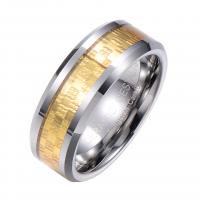 Мужское вольфрамовое стальное кольцо навалом, Вольфрама сталь, ювелирные изделия моды & Мужская & разный размер для выбора продается PC[