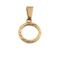 Stainless Steel Pendants, 304 Stainless Steel, plated, fashion jewelry & for woman, golden Approx 4mm 