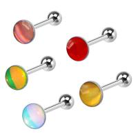 Stainless Steel Tongue Ring, 304 Stainless Steel, fashion jewelry & Unisex 5/7mm 