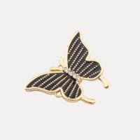 Cubic Zirconia Micro Pave Brass Pendant, Butterfly, high quality plated, DIY & micro pave cubic zirconia & double-hole, gold Approx 2mm 