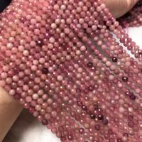 Natural Tourmaline Beads, polished, folk style & DIY, light pink, 4-4.5mm Approx 38-40 cm 