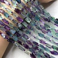 Perles de fluorite, Fluorine, poli, style folk & DIY, hyacinthine Environ 38-40 cm, Vendu par brin