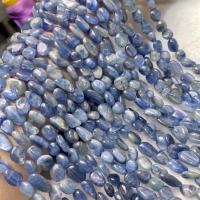 Natürliche Kyanit Perlen, Cyanit, Klumpen, poliert, Folk-Stil & DIY, beads length 9-12mm, Länge:ca. 38-40 cm, verkauft von Strang