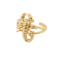 Brass Finger Ring, gold color plated, fashion jewelry & for woman, golden, 22*20*4mm 