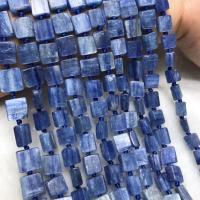 perles de disthène bleu, cadre, poli, style folk & DIY, beads size Environ 38-40 cm, Vendu par brin