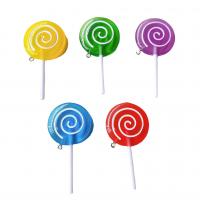 Imitation Food Resin Pendants, Lollipop, cute & DIY 32mm, Approx 