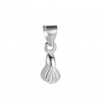Sterling Silver Pinch Bail, 925 Sterling Silver, plated, DIY 4mm 