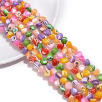 Turbanschnecken Perlen, Trochus Shell, Klumpen, DIY & verschiedene Größen vorhanden, keine, 7-8mm, Bohrung:ca. 0.8mm, Länge:ca. 38 cm, verkauft von Strang