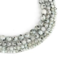 Lotus Jaspis Perlen, Lotos Jaspis, rund, DIY & verschiedene Größen vorhanden, Länge:ca. 38 cm, verkauft von Strang