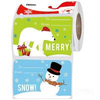 Christmas supplies , Adhesive Sticker, printing, Christmas Design [