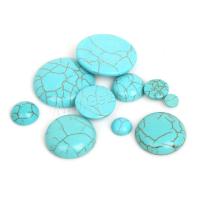 Synthetic Turquoise Beads, Dome, DIY 