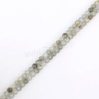 Labradorit Perlen, rund, DIY & verschiedene Größen vorhanden, Bohrung:ca. 1mm, Länge:ca. 38 cm, verkauft von Strang